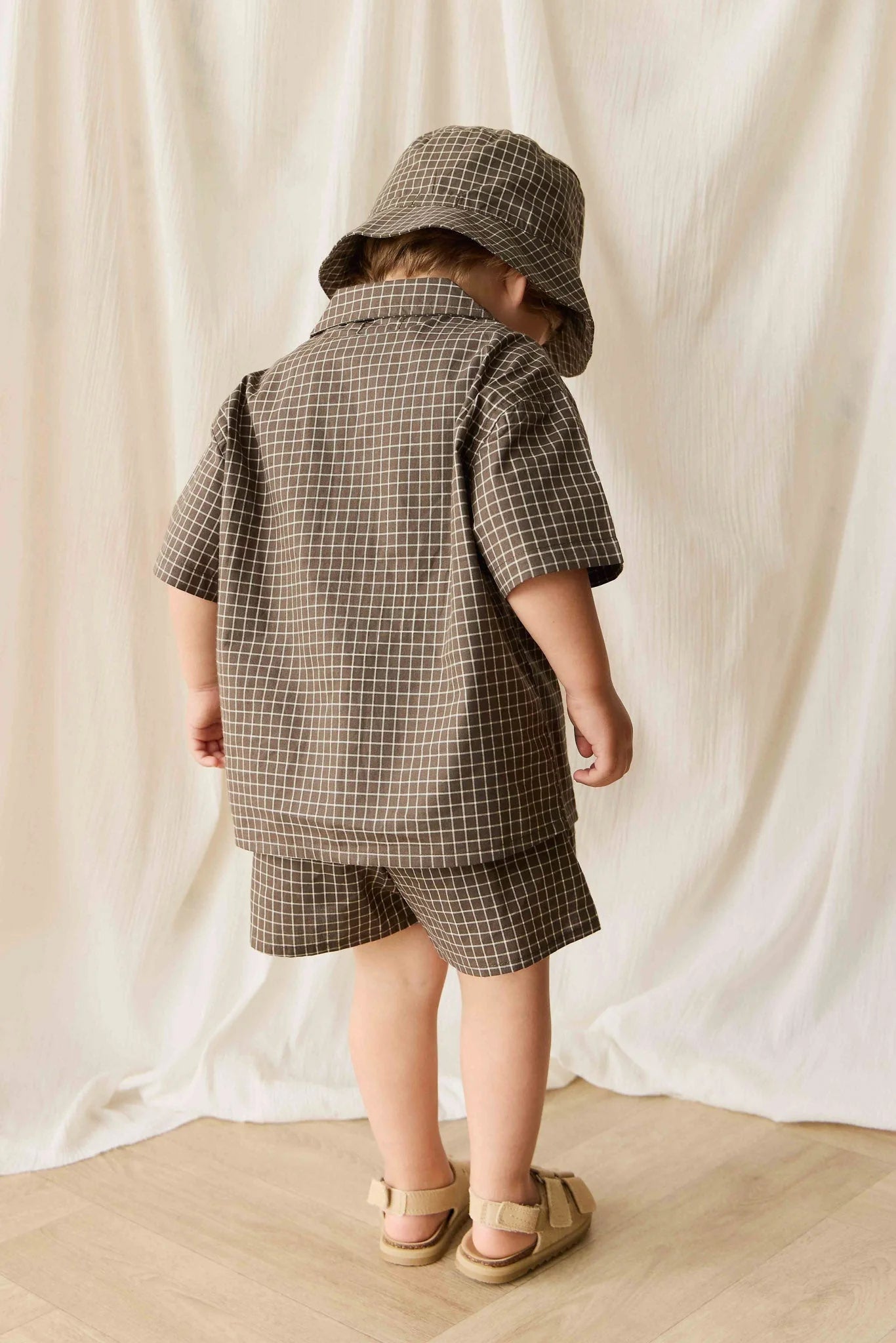 Jamie Kay Organic Cotton Silas Shirt - Coffee Grind
