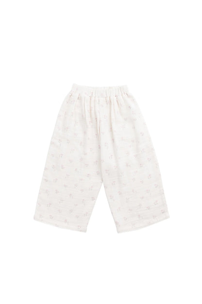 Jamie Kay Organic Cotton Muslin Odette Pant - Pauline Pink