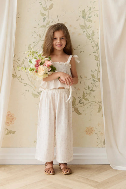 Jamie Kay Organic Cotton Muslin Odette Top - Pauline Pink