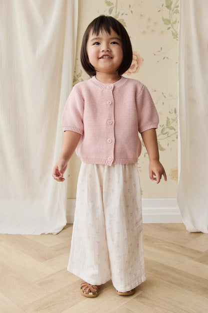 Jamie Kay Organic Cotton Muslin Odette Pant - Pauline Pink