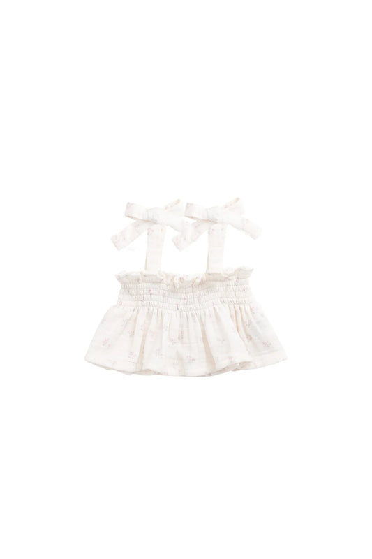 Jamie Kay Organic Cotton Muslin Odette Top - Pauline Pink