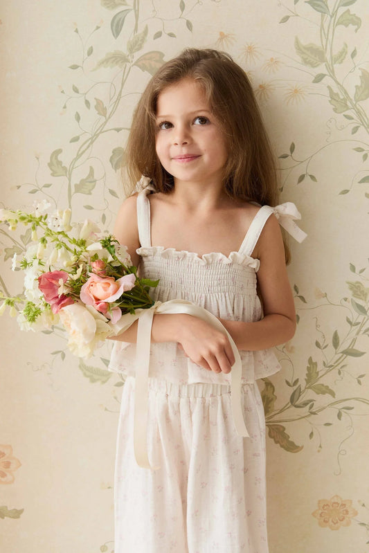 Jamie Kay Organic Cotton Muslin Odette Top - Pauline Pink