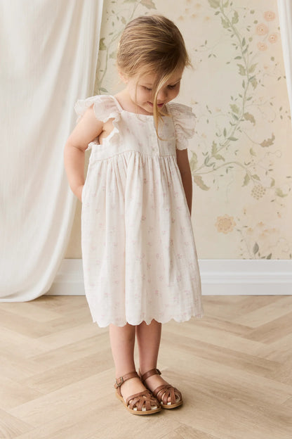 Jamie Kay Organic Cotton Muslin Annalise Dress - Pauline Pink