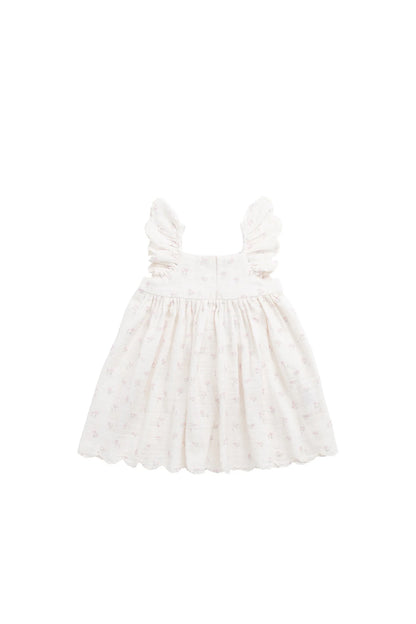 Jamie Kay Organic Cotton Muslin Annalise Dress - Pauline Pink