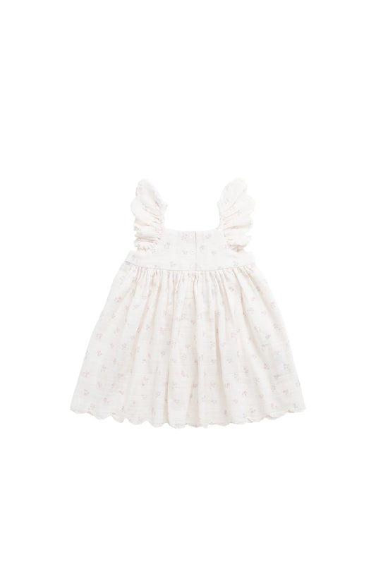 Jamie Kay Organic Cotton Muslin Annalise Dress - Pauline Pink