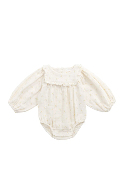 Jamie Kay Organic Cotton Frances Playsuit - Vintage Ditsy