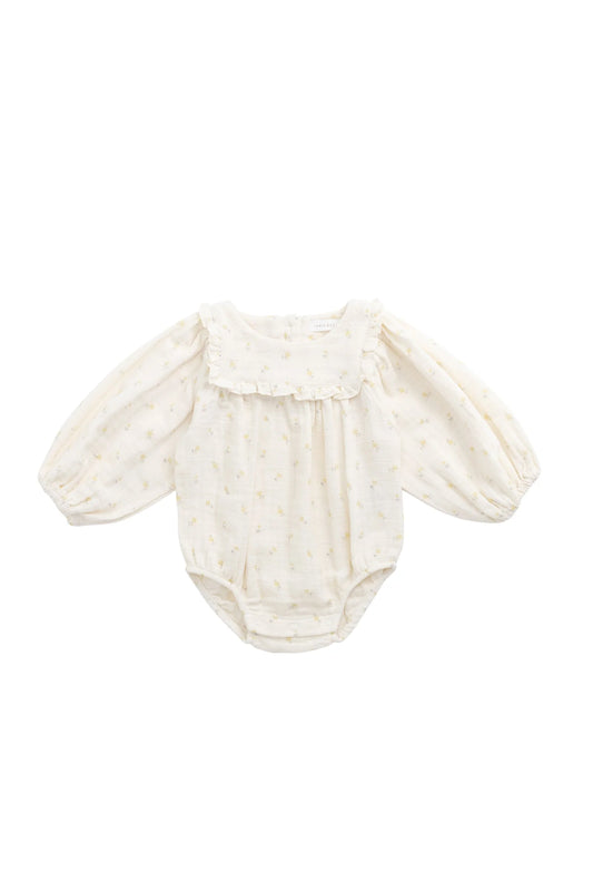 Jamie Kay Organic Cotton Frances Playsuit - Vintage Ditsy