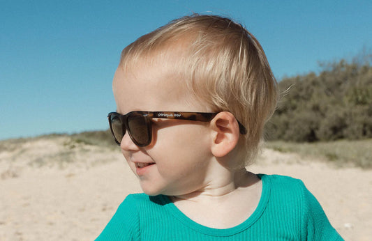 Minnie Gadget Baby Sunglasses – Khaki Tort (0–18 Months)