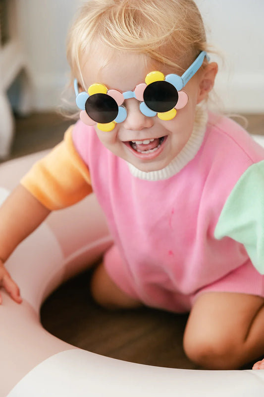 Daisy Baby Sunglasses – Multi Petal (0–18 Months)