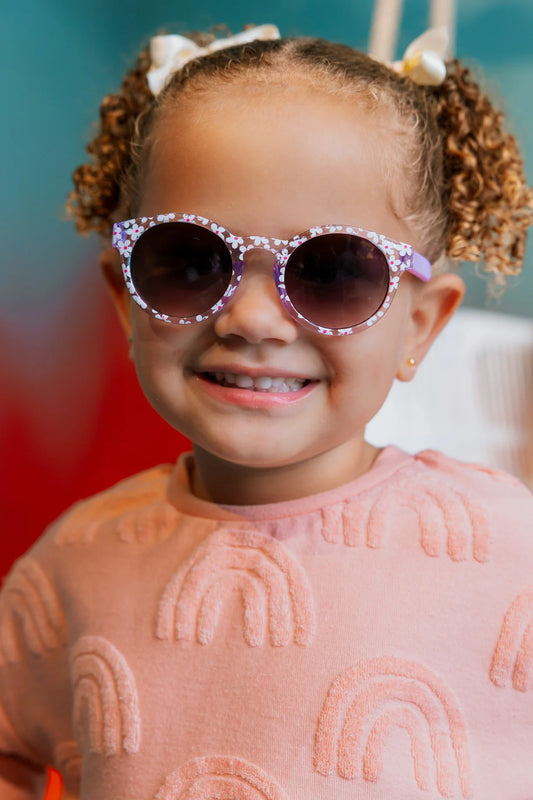Daphne Toddler Sunglasses – Crystal Lilac Floral (0-3 years)
