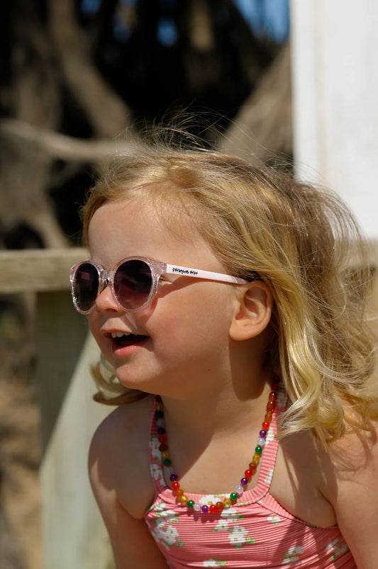 Sprinkle Toddler Sunglasses – Crystal Lt Pink Glitter (0-3 years)