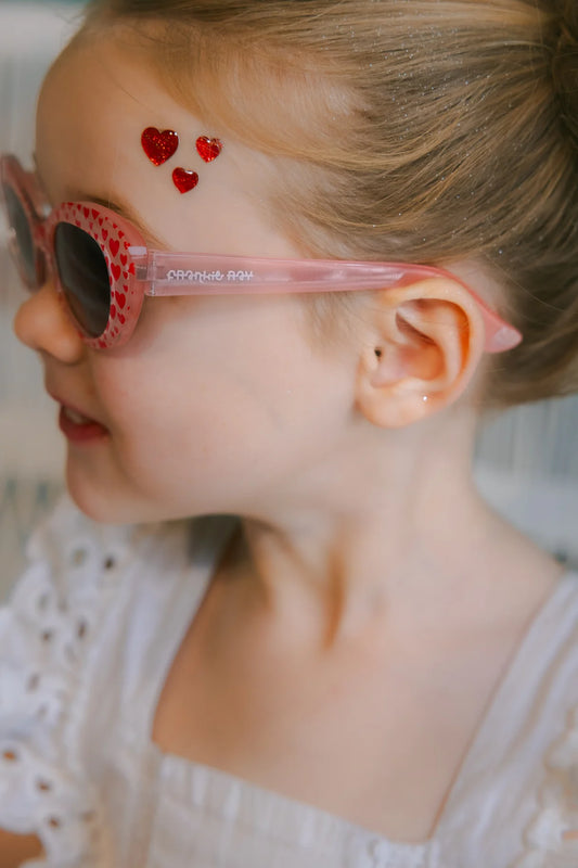 Lulu Toddler Sunglasses – Red Heart (0-3 years)