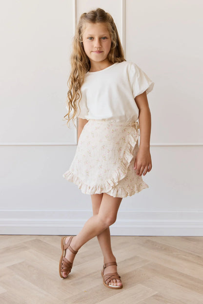 Jamie Kay Organic Cotton Muslin Celine Skirt - Emelia Pink