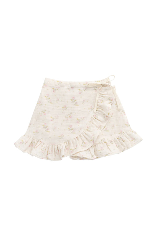 Jamie Kay Organic Cotton Muslin Celine Skirt - Emelia Pink