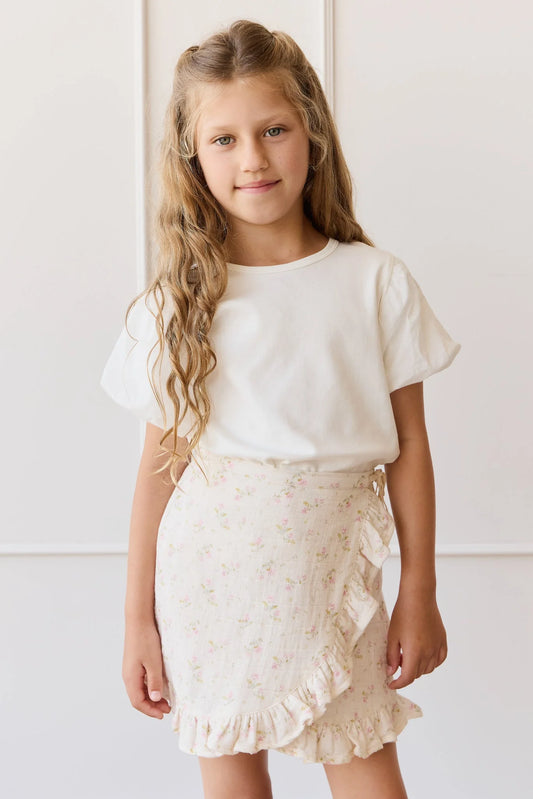 Jamie Kay Organic Cotton Muslin Celine Skirt - Emelia Pink