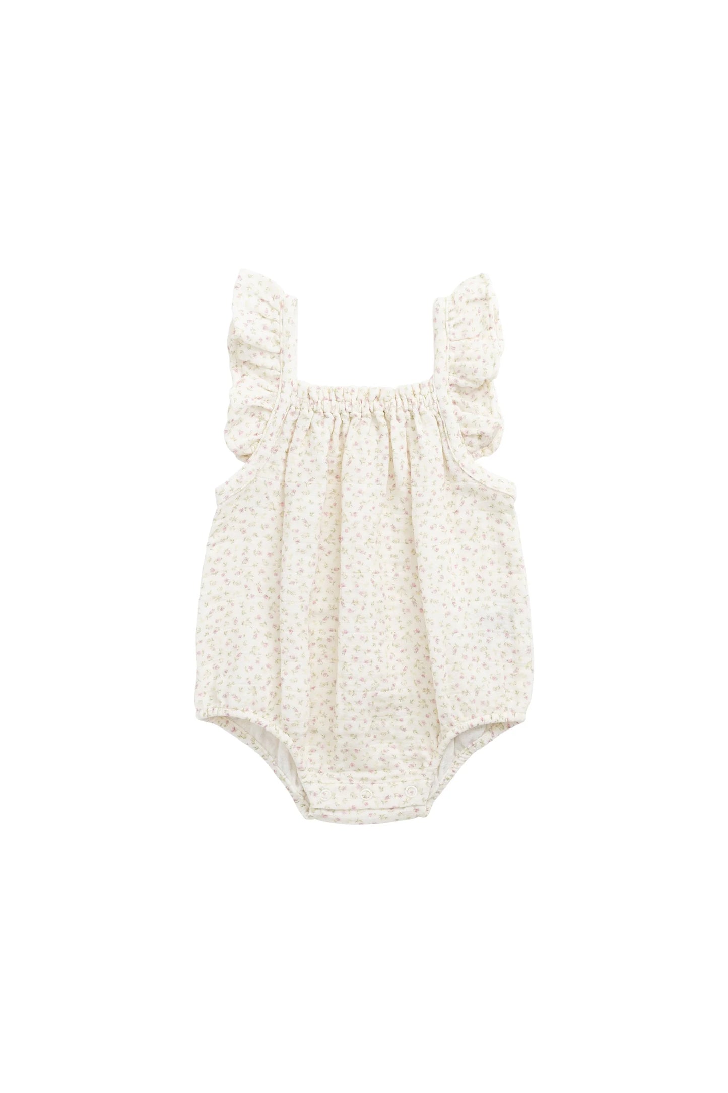 Jamie Kay Organic Cotton Muslin Tiana Playsuit - Pippa Pink