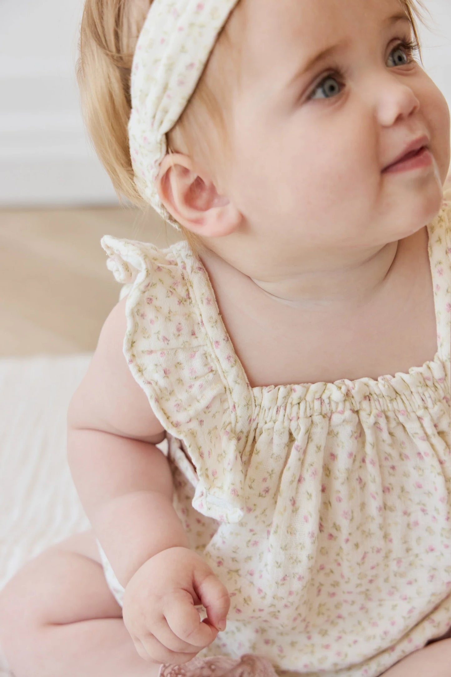 Jamie Kay Organic Cotton Muslin Tiana Playsuit - Pippa Pink