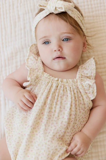 Jamie Kay Organic Cotton Muslin Tiana Playsuit - Pippa Pink