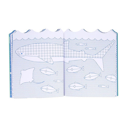 Colouring Book with Stickers - Ocean