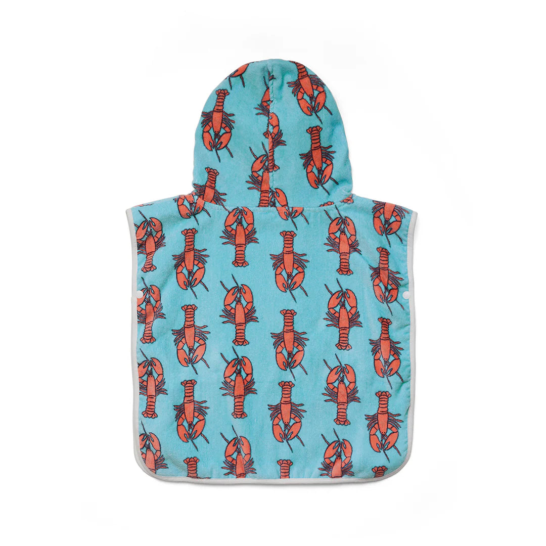 Baby Hooded Towel - Lobsters