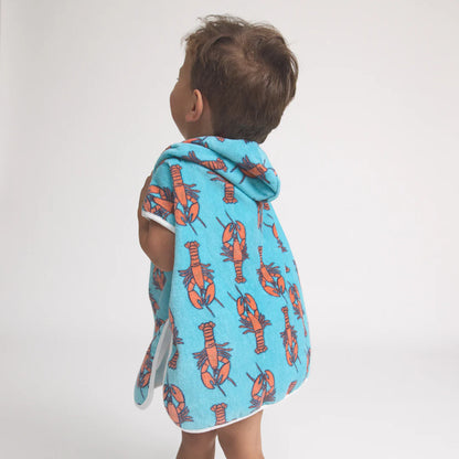 Baby Hooded Towel - Lobsters