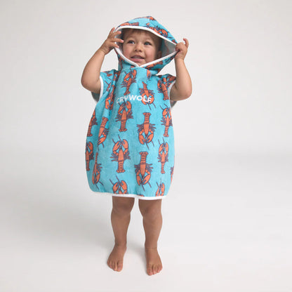 Baby Hooded Towel - Lobsters