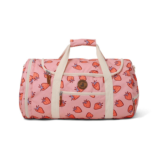 Packable Duffel Bag - Strawberry Splash