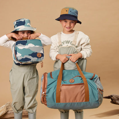 Packable Duffel Bag - Moss Colourblock