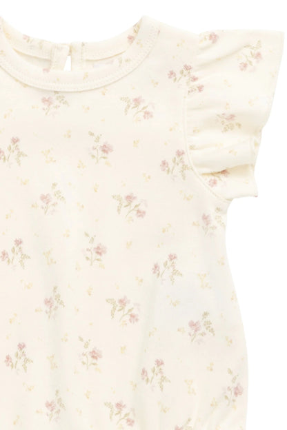 Organic Cotton Sage Onepiece - Thelma Parchment