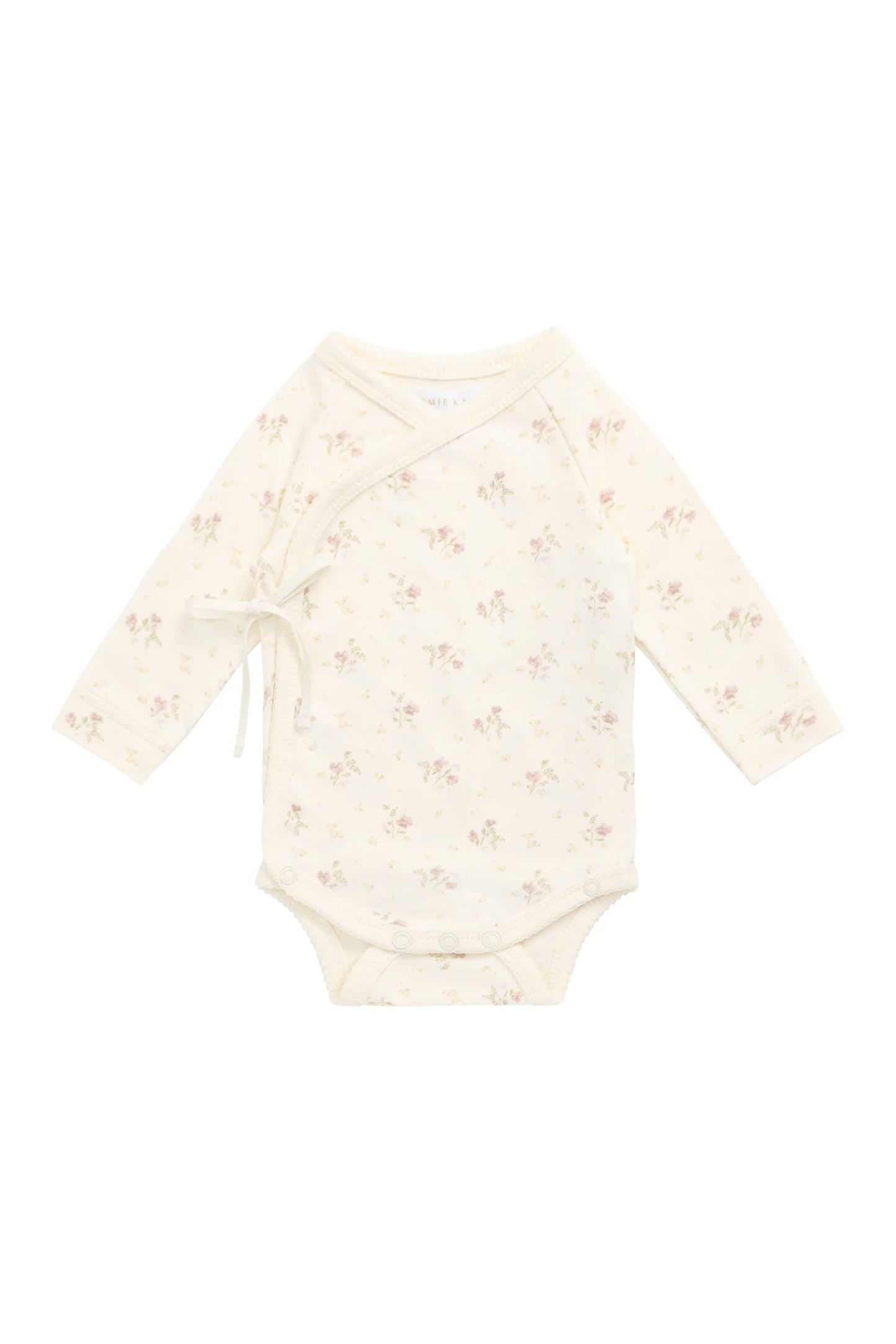 Organic Cotton Marina Bodysuit - Thelma Parchment