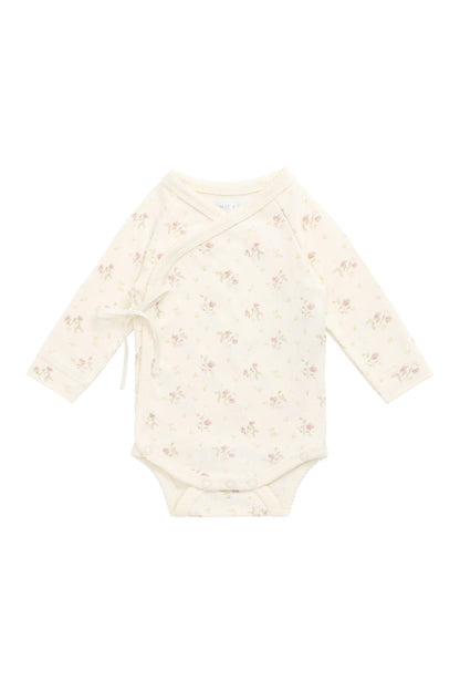 Organic Cotton Marina Bodysuit - Thelma Parchment