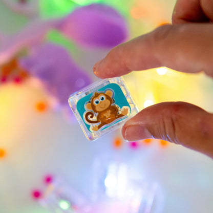 Limited Edition Light-Up Cubes 6-Pack Zoo Animals
