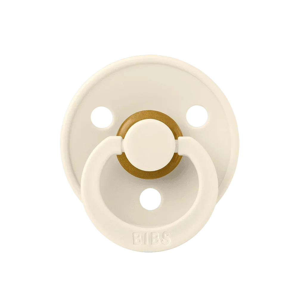 BIBS Round Pacifier - Ivory