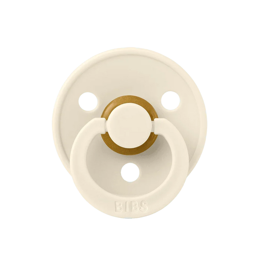 BIBS Round Pacifier - Ivory