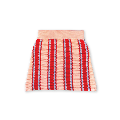 Organic Island Stripe Skirt