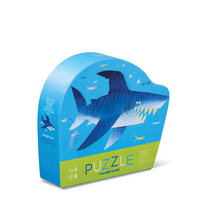 Mini Puzzle 12 pc  - Shark City