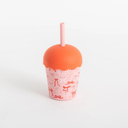 Bows Mini Smoothie Cup & Straw 200ml
