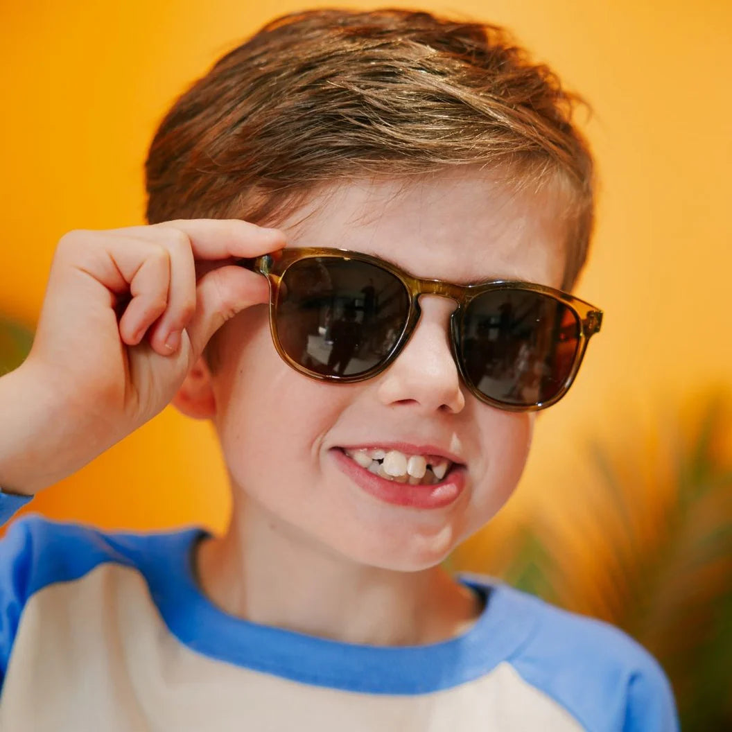Clarke Kids Sunglasses – Crystal Khaki (3+ years)