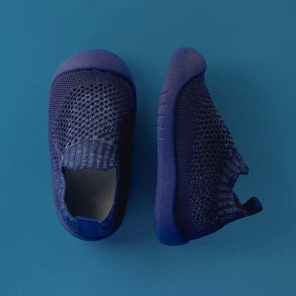 Duckies Slip-On Indigo Fleck