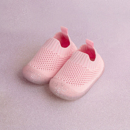 Duckies Slip-On Glitter Pink