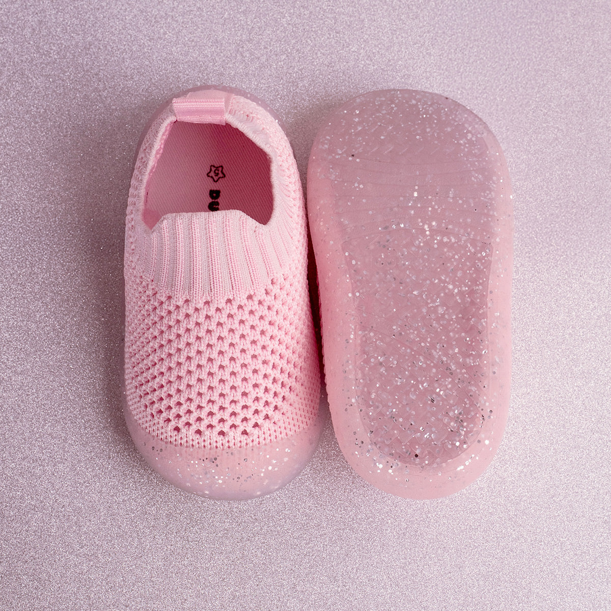 Duckies Slip-On Glitter Pink