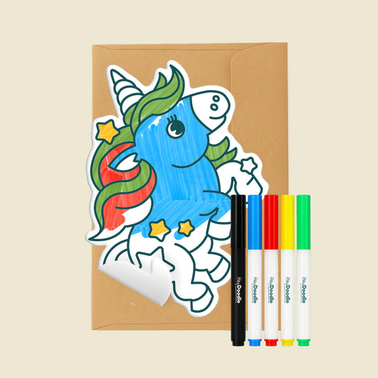 Uki the Unicorn - Forever Greeting Card