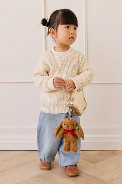 Snuggle Bunnies - Penelope Keyring - Toffee