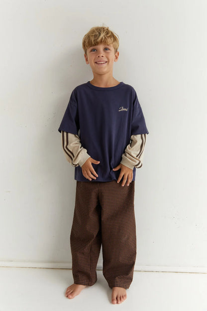 Dylan Barrel Leg Jean - Cocoa
