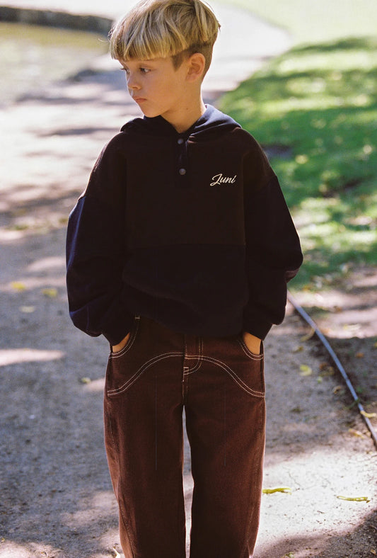 Dylan Barrel Leg Jean - Cocoa