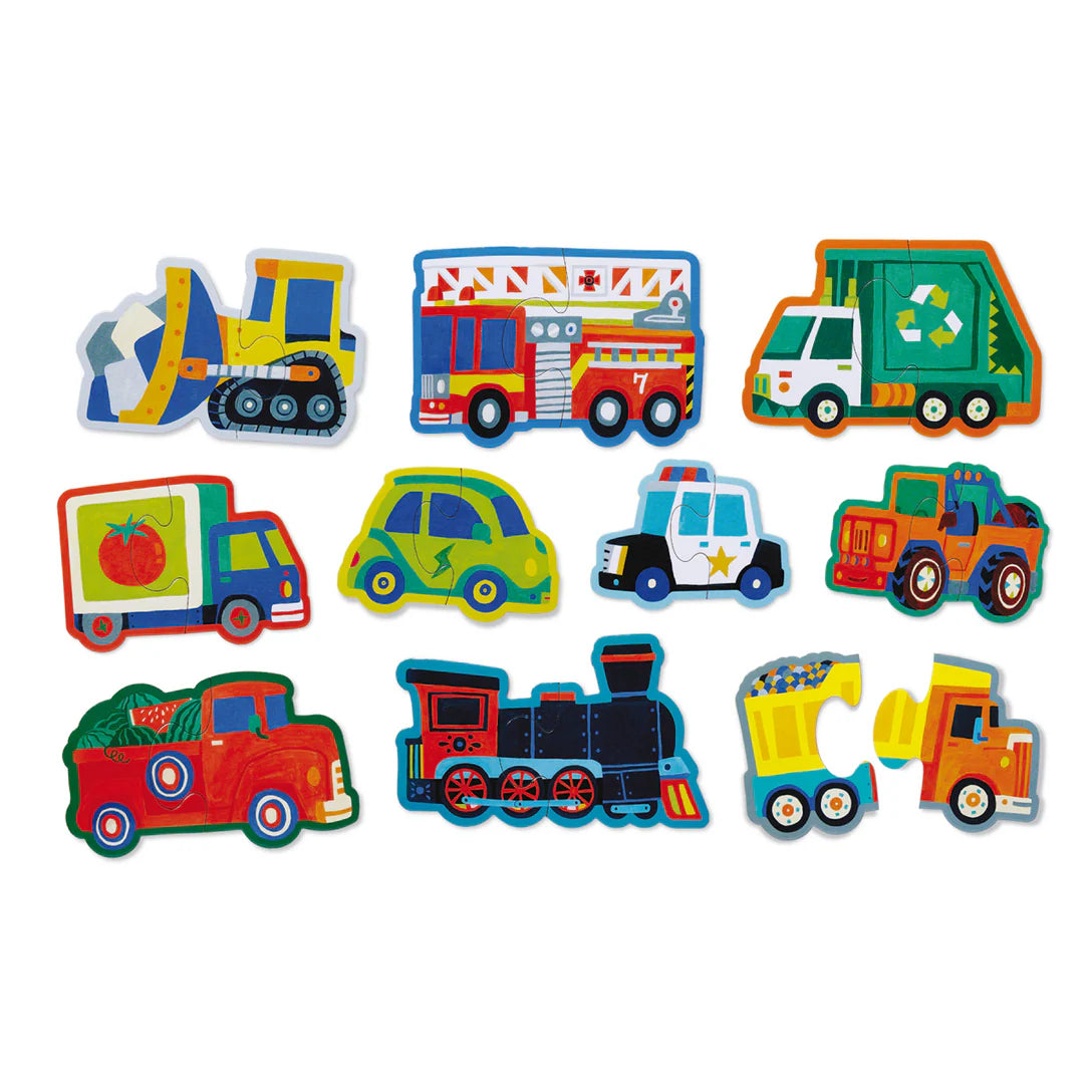 Let's Begin Puzzle 2 pc - Vehicles