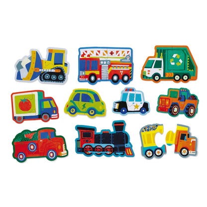 Let's Begin Puzzle 2 pc - Vehicles