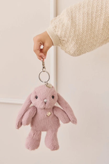 Snuggle Bunnies - Penelope Bunny Keyring - Periwinkle