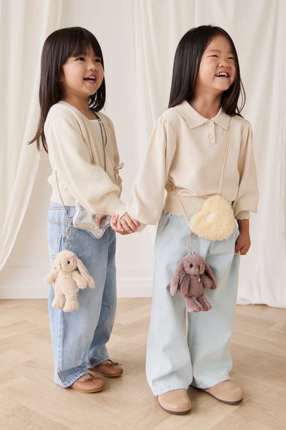 Snuggle Bunnies - Penelope Bunny Keyring - Spice