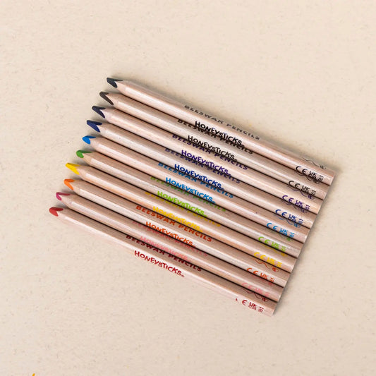 Honeysticks 3-in-1 Beeswax Pencils Jumbo
Triangles 10pk